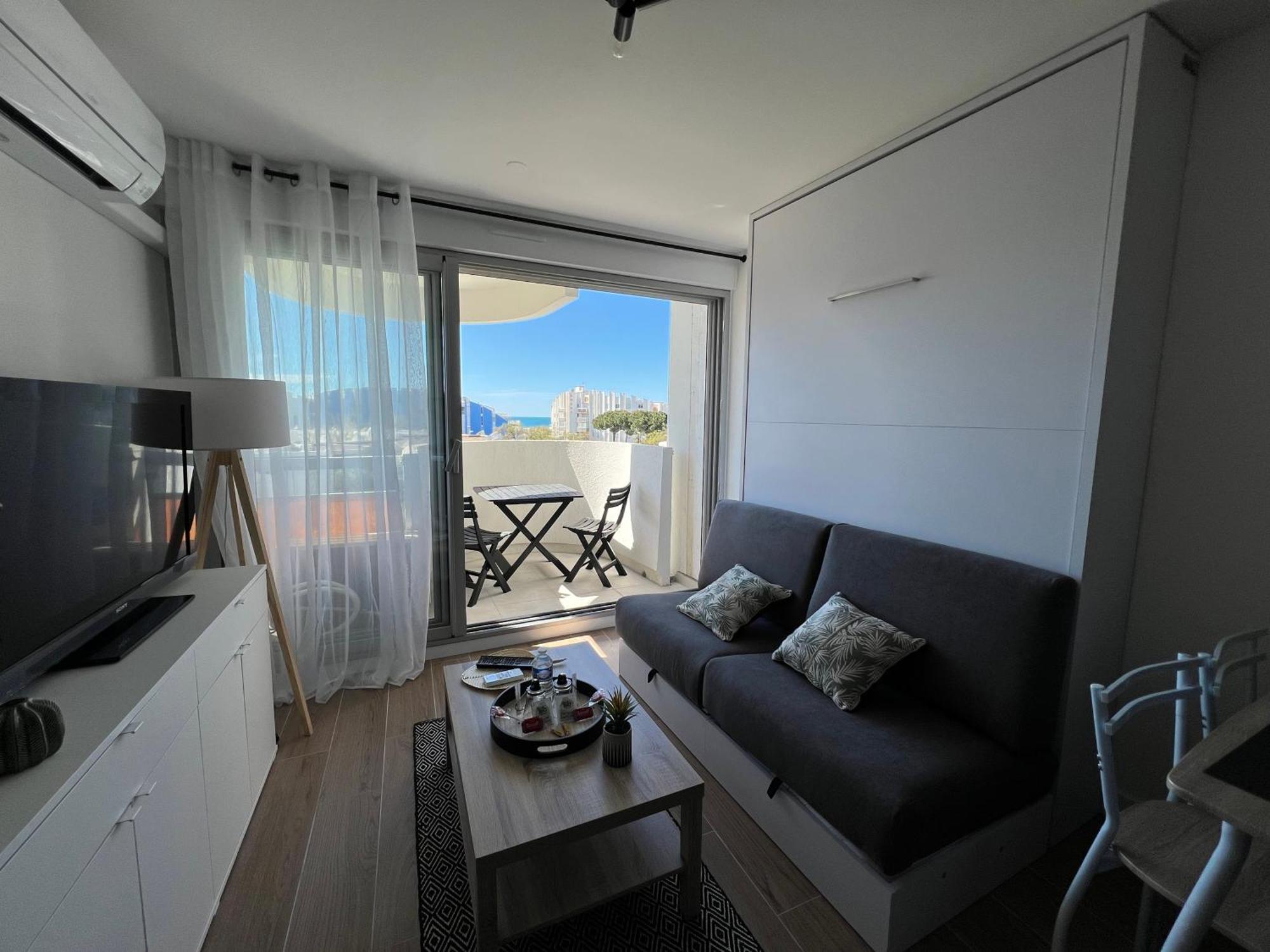 Superbe Studio Cabine Vue Mer 3 Etoiles * La Grande-Motte Esterno foto